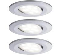 Spot LED encastrable pour salle de bains Paulmann Calla jeu de 3 18 W IP65