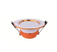 Spot LED encastré 3 W 120 LM, lumière Blanche Chaude 3 000 K/4 000 K/6 000 K, Spot en métal, Finition Nickel Mat, câblage étanche IP42, Panneau Lumineux dissimulé en Aluminium, éclairage professi