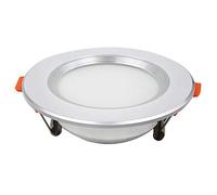 Spot LED encastré 3 W/5 W, Design Lisse, intensité Variable Tricolore, éclairage de Plafond à économie d'énergie, idéal pour Un Bureau, Un Couloir, Un Magasin de vêtements ou Un ma