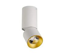 Spot LED encastré à Angle réglable de 24°, Panneau de Plafond Semi-encastré en Aluminium COB, Grille Commerciale Anti-éblouissante, éclairage pour Salle d'exposition, Magasin, Centre Commercial,