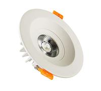 Spot LED encastré en Aluminium pour Salon, hôtel, Maison, éclairage Commercial, AC85-240 V, éclairage de Plafond encastré, Panneau antireflet, économie d'énergie, décoration de Bureau intégrée