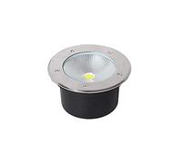 Spot LED encastré Rond Ultra-Lumineux de 20 W en Acier Inoxydable 304, éclairage d'extérieur pour Jardin, allée, Sol, Cour, Centre Commercial, Parking, éclairage de Rue pour piétons, étanche IP65