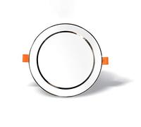 Spot LED encastré Ultra-Mince antibuée pour Salle de Bain, Spot de Plafond encastré en Aluminium, directionnel, Panneau Plat Commercial pour Toilettes, Couloir, Balcon avec Pilote.