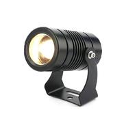 Spot LED Exterieur - Projecteur De Sol Lumières, Projecteur à faisceau LED, spot à faisceau étroit étanche IP67, projecteur d'éclairage à distance pour l'éclairage extérieur du bâtiment(Green,5w(dc12v