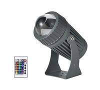 Spot LED Exterieur - Spot À Faisceau LED Exterieur, Éclairage De Paysage Étanche IP66, Projecteur Mural À Faisceau LED, Faisceau Étroit À Longue Portée, Projecteur Rotatif 85-245 V(RGB+remote control,