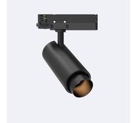 Spot LED Fasano Cylindre 20W pour Rail Triphasé Dimmable Noir