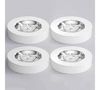Spot LED Fin à Montage en Surface pour Placard, Montage au Plafond, Lot de 4 Spots monopoint pour éclairage d'intérieur, pour Salon, Chambre à Coucher, Couloir
