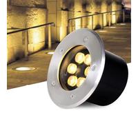 Spot LED Fontaine - Spot LED Piscine Encastrable, Éclairage sous-Marin De Piscine DC 12V, Projecteur De Paysage Submersible Étanche IP68(Warm White,9W(12v))