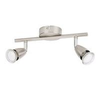 PROLIGHT - Spot led GU10 2x3W acier brossé