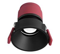 Spot LED œil de bœuf à Angle réglable, Disque Lumineux de 6,35 cm, plafonnier encastré, Noir, Rond, 5 W, 7 W, 10 W, Installation Facile