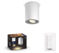 Spot LED - PHILIPS - Hue White Ambiance PILLAR - 1x5.5W - Blanc - Télécommande incluse