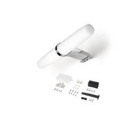 Emuca Spot LED pour miroir de salle de bain Gemini – AC 230V 50Hz – Chromé G