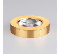 Spot LED pour Placard 15 W, éclairage d'intérieur Rond, Montage en Surface, Lampes sous Meuble et Mini Spots d'accentuation, éclairage de comptoir, Cuisine, Couloir, Chambre à Coucher