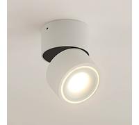 Spot LED pour plafond Arcchio Rotari, blanc, 1 lampe, 681 lm Rotari Arcchio, dimmable, blanc, Couloir, Aluminium, Moderne, Plafonnier