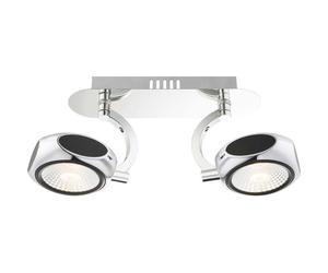 Spot LED Preppy 12W Chalet verre chrom halet Globo 56220-2