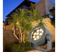 Spot LED - Projecteur Extérieur, Projecteur À Faisceau LED AC85-265 V, Lampes D'arbre Étanches IP65 Pour Jardin, Pelouse, Terrasse, Villas, Chemin, Parc, Éclairage Paysager(Yellow,24W-AC85-265V)