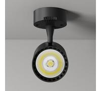 Spot LED réglable encastrable compatible avec la ., la à ., le salon, le balcon(Noir)