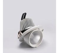 Spot LED Rond Encastrable Orientable BLANC 12W - Blanc Froid 6000K - 8000K