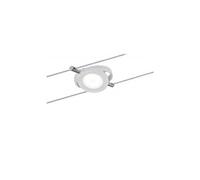 Paulmann 94088 Système de câbles CC LED Spot RoundMac 1x4W, Blanc mate, 12V CC, Plastique
