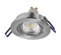 Spot LED Smart Matter GU10 RGBW flexible nickel satiné, 4,7 W Smart Home, alumi