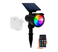 Spot LED solaire connecté et passerelle réseau Mesh Lunartec