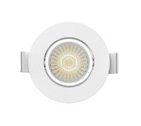 Spot LED SOLUM LIBRA S0050690D extra plat RT2012 RE2020 encastrable orientable dimmable 6W, IP65