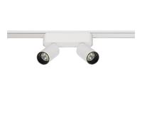 Spot LED sur Rail Magnétique 25mm Extra-Plat 10W Double 48V Blanc