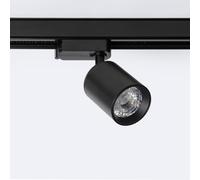 LEDKIA LIGHTING Spot LED sur Rail Monophasé 10W Mallet Dimmable Noir 3000K Blanc chaud