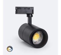 Spot Led Sur Rail Monophasé 20w Pulyx Dimmable Cct Multi-Angle 15-60º Noir