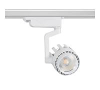 Spot LED sur Rail Monophasé 30W Dora Blanc 3000K Blanc chaud