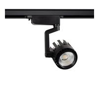 Spot LED sur Rail Monophasé 30W Dora Noir