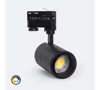 Spot Led Sur Rail Triphasé 20w Dimmable Cct Pulyx Multi-Angle 15-60º Noir