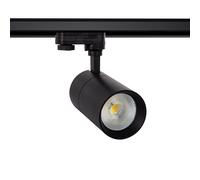 LEDKIA LIGHTING - Spot LED sur Rail Triphasé 20W Onuba | CCT Sélectionnable (chaud-neutre-froid) | Dimmable | Aluminium, Blanc