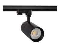 Spot LED sur Rail Triphasé 30W Dimmable Mallet Noir 4000K Blanc neutre