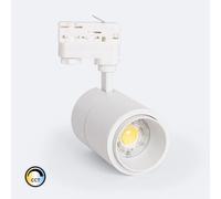 Spot Led Sur Rail Triphasé 30w Dimmable Pulyx Cct Multi-Angle 15-60º Blanc