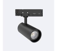 Spot LED sur Rail Triphasé 30W Fasano CCT Sélectionnable Dimmable DALI Noir