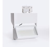 LEDKIA LIGHTING - Spot sur Rail LED Triphasé 38W | No Flicker | 4300 lm | Réglable | Faisceau 100º | Aluminium Durable, Blanc Froid 5000K, Aluminium