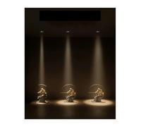 Spot LED ultra fin à petit angle de faisceau, 3/5/7 W, 3/8/15 degrés, éclairage de plafond for maison, musée d'art(BK 3W 15 degree,6000K)