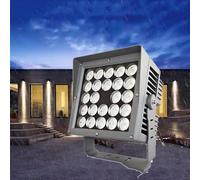 Spot Lights, LED Long Distance Spotlight Outdoor Building Wall Washer, Porch Beam Lights, For Buildings, Exterior Walls, Hotel Villas, Building Lighting(Blue Light,120W(111240V))