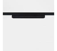 Spot Linéaire LED sur Rail Magnétique 25mm SuperSlim 12W 48V Noir Grid 222mm