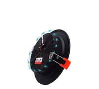 Spot lumineux Led encastrable for le plafond, éclairage d'intérieur, luminaire de plafond, 5/7/9/12/15/18/24/220V, 30w, étanche(Black,Cold White)