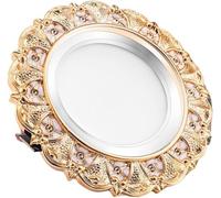 Spot lumineux Led encastrable for le plafond, en résine rétro européenne, robuste, à économie d'énergie, plat, 3 couleurs, gradation, 5W/7W/9W(Gold,5W)