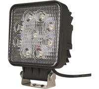 Spot lumineux - Phare de travail - 9 LED - 27W - Eclairage large - Portée 1000m