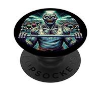 Spot Me Bruh - Zombie Haltérophile Rond Design Humour PopSockets PopGrip Adhésif