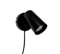 Spot Moderne Dyberg Larsen avec Interrupteur et Câble, Noir