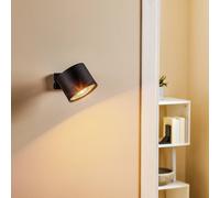 Spot mural Bot, noir, orientable Bot ALDEX, dimmable, noir, Salon / Salle à manger, Métal, Spot