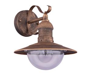 Spot mural extérieur lampe luminaire jardin cour chemin éclairage acier inoxydable rétro vintage lumière