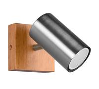 Spot mural lampe en bois lampe de salle à manger réglable éclairage de couloir en kit, ampoules LED incluses