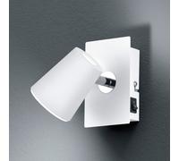 Spot Mural Led Narcos Avec Une Tête Pivotante blanc, chromé