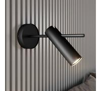 Spot mural Leda 1, à 1 lampe, noir SIGMA, dimmable, noir, Salon / Salle à manger, Métal, Moderne, Spot